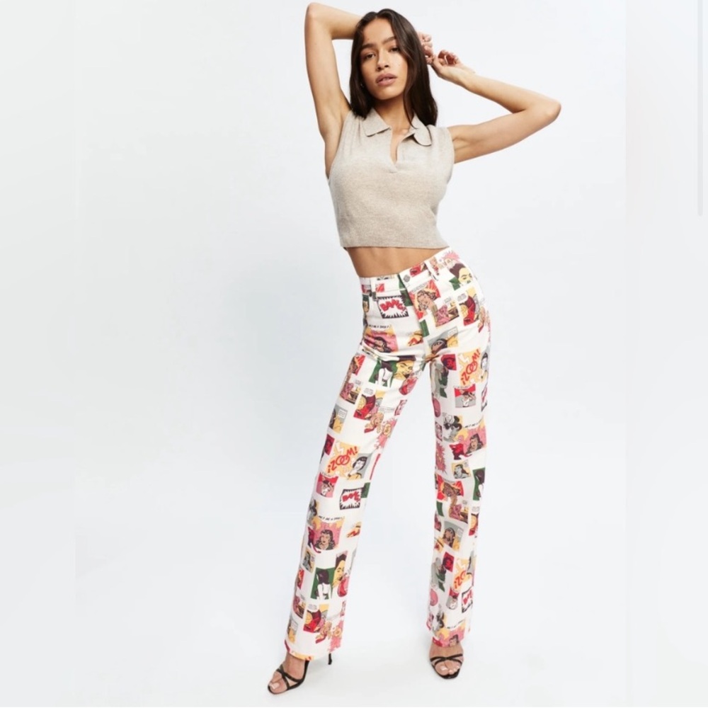 Reformation Women’s Jeans Size 25 High Rise Straight Long Comic Cotton